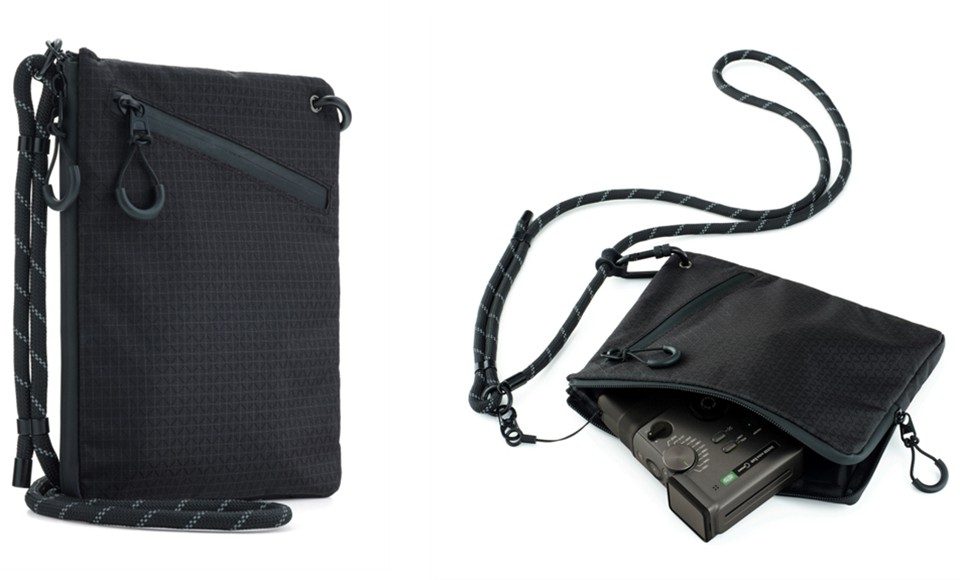 Premium brown leather protective case for the instax mini Evo Cinema